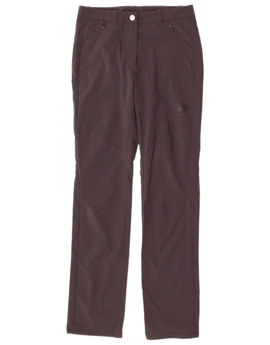 Mammut Damen Straight Chino Hose UK 10 Small W28 L31 Grau Polyamid