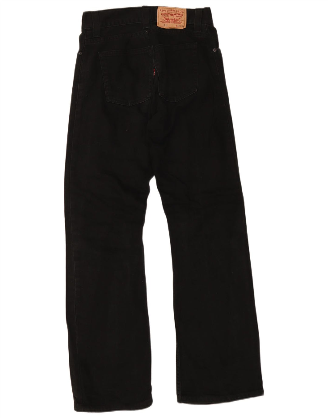 Levi's Herren 512 Slim Tapered Jeans W32 L34 Schwarz