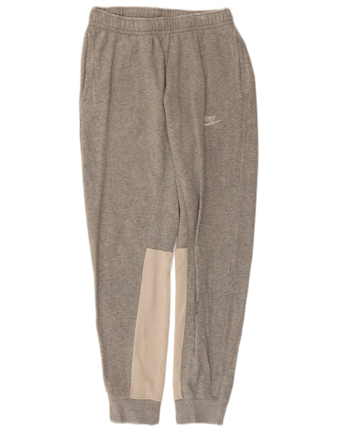 Nike Herren-Trainingshose, Jogginghose, Größe S, Grau, Colourblock-Baumwolle