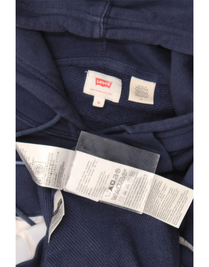 Levi's Herren-Kapuzenpullover mit Grafik, mittelgroß, Marineblau, Colourblock-Baumwolle