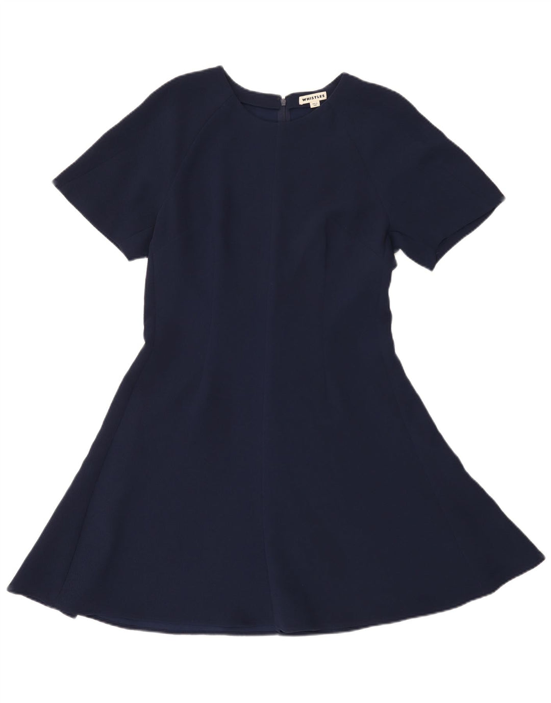 Whistle Damen-Kleid mit kurzen Ärmeln, A-Linie, Gr. 44, mittelmarineblau, Polyester