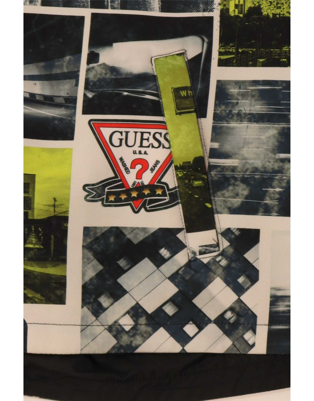 Guess Wendejacke mit Grafik für Jungen, 11–12 Jahre, mehrfarbig, geometrisch