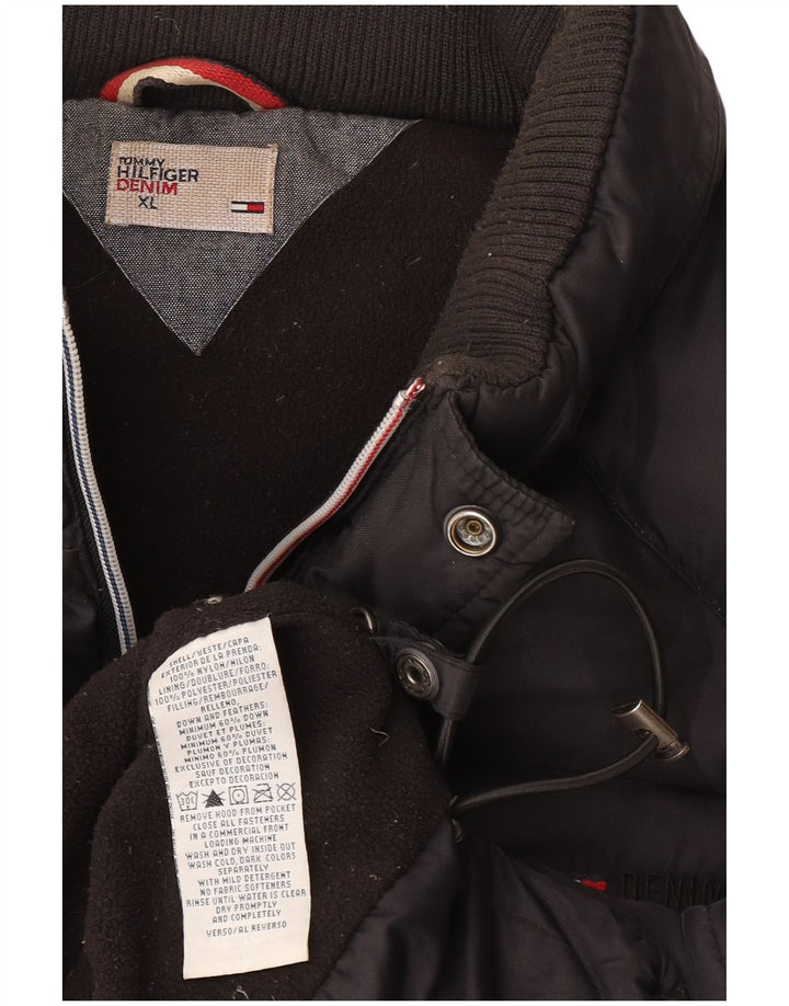 Tommy Hilfiger Herren Wattierte Weste UK 42 XL Schwarz Nylon