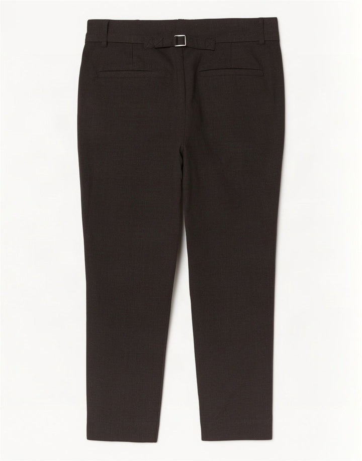 Zara Damen-PEGged-Cropped-Hose, mittelgroß, W28, L26, grau kariert