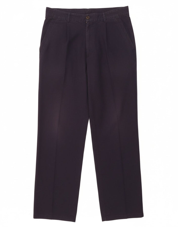 CARRERA Mens Pegged Chino Trousers W34 L32 Navy Blue