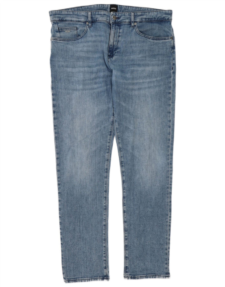Hugo Boss Herren Delaware Slim Jeans W36 L32 Blau