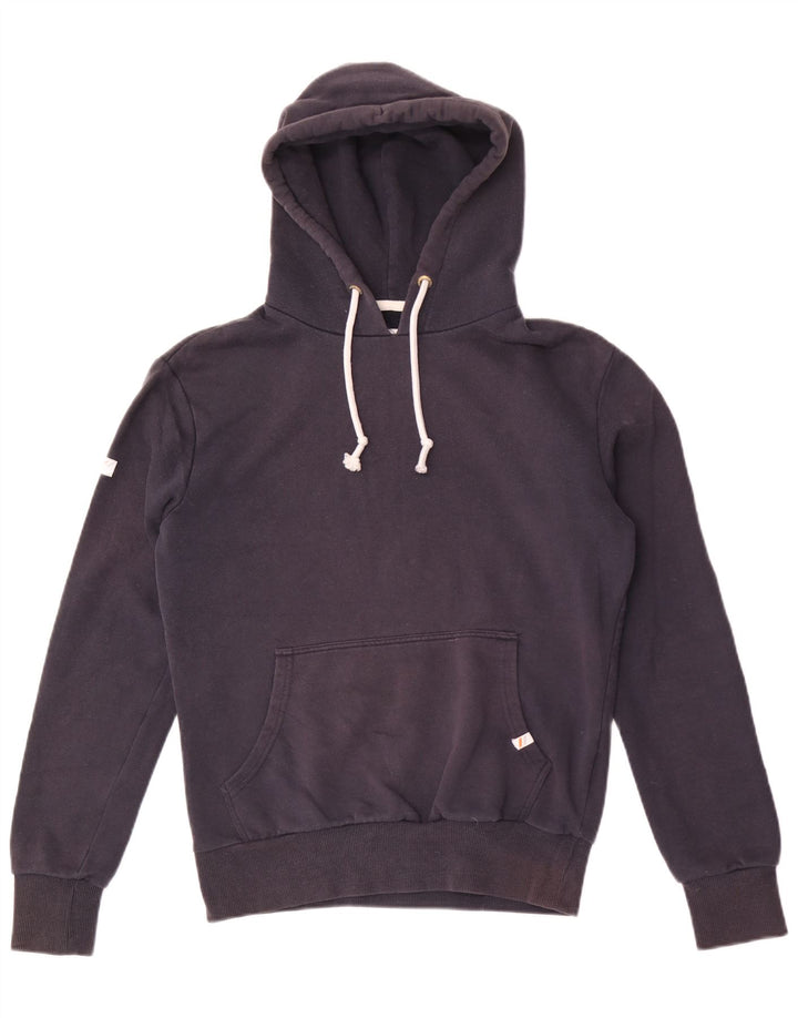Superdry Herren-Kapuzenpullover, Größe S, Marineblau, Baumwolle