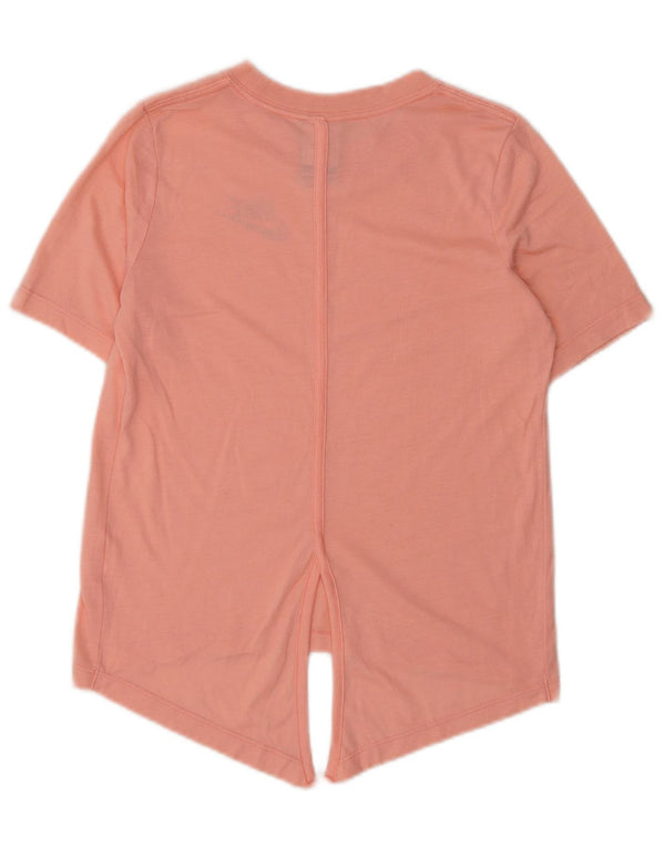 Nike Asymmetrisches T-Shirt-Oberteil für Mädchen, 10–11 Jahre, Mittelrosa