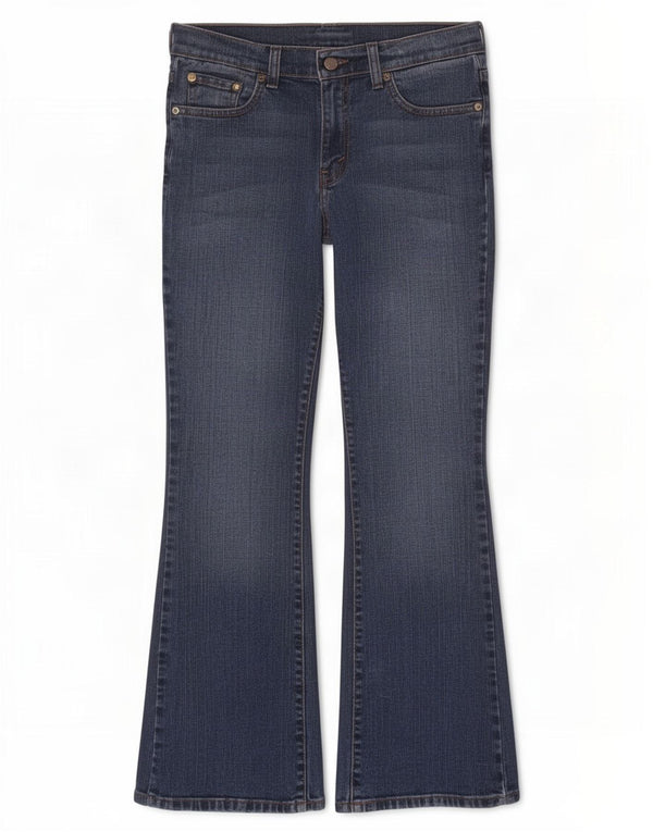 Levi's Damen 515 Bootcut Jeans US 8 Medium W30 L31 Blaue Baumwolle