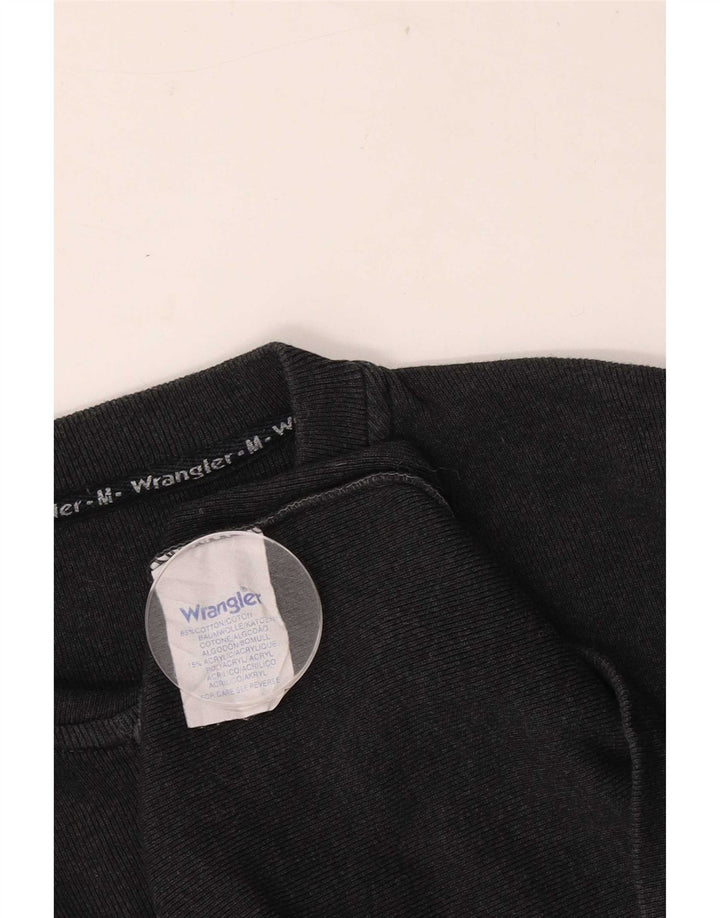 Wrangler Herren-Oberteil, langärmelig, mittelgraue Baumwolle