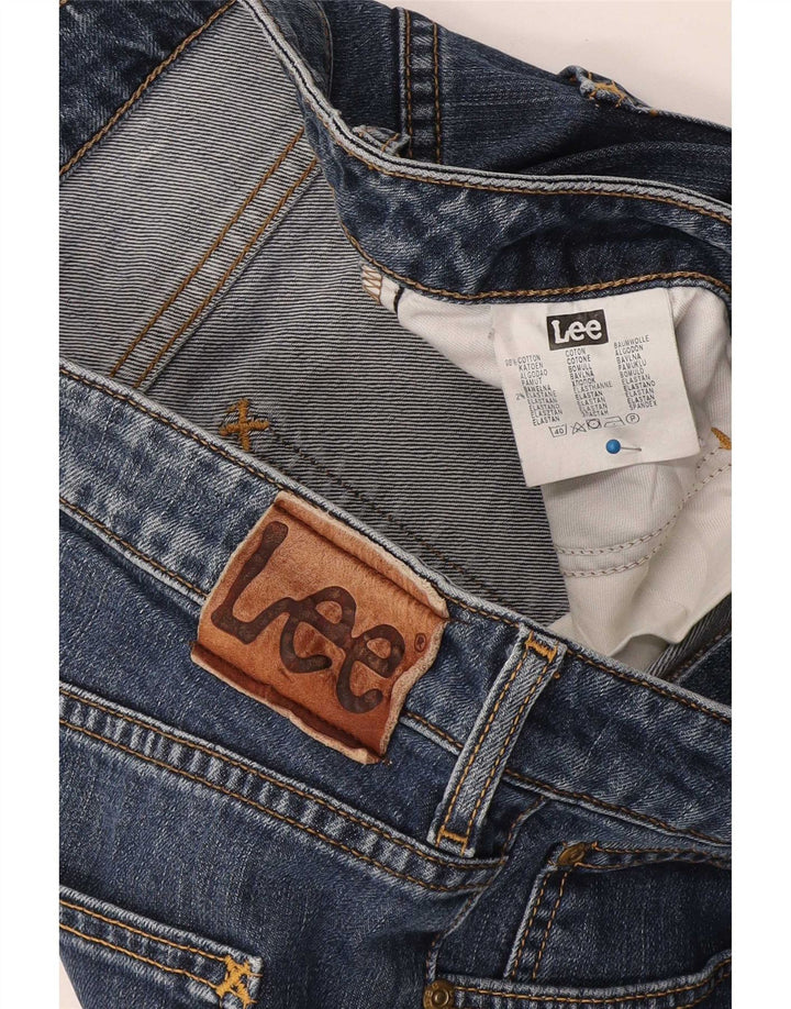 Lee Herren Bootcut Jeans W33 L33 Blaue Baumwolle