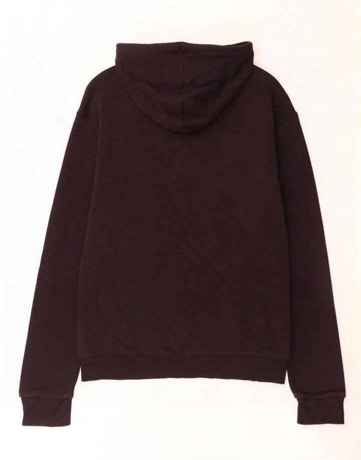 Puma Damen Grafik-Hoodie-Pullover, groß, Schwarz, Farbblock