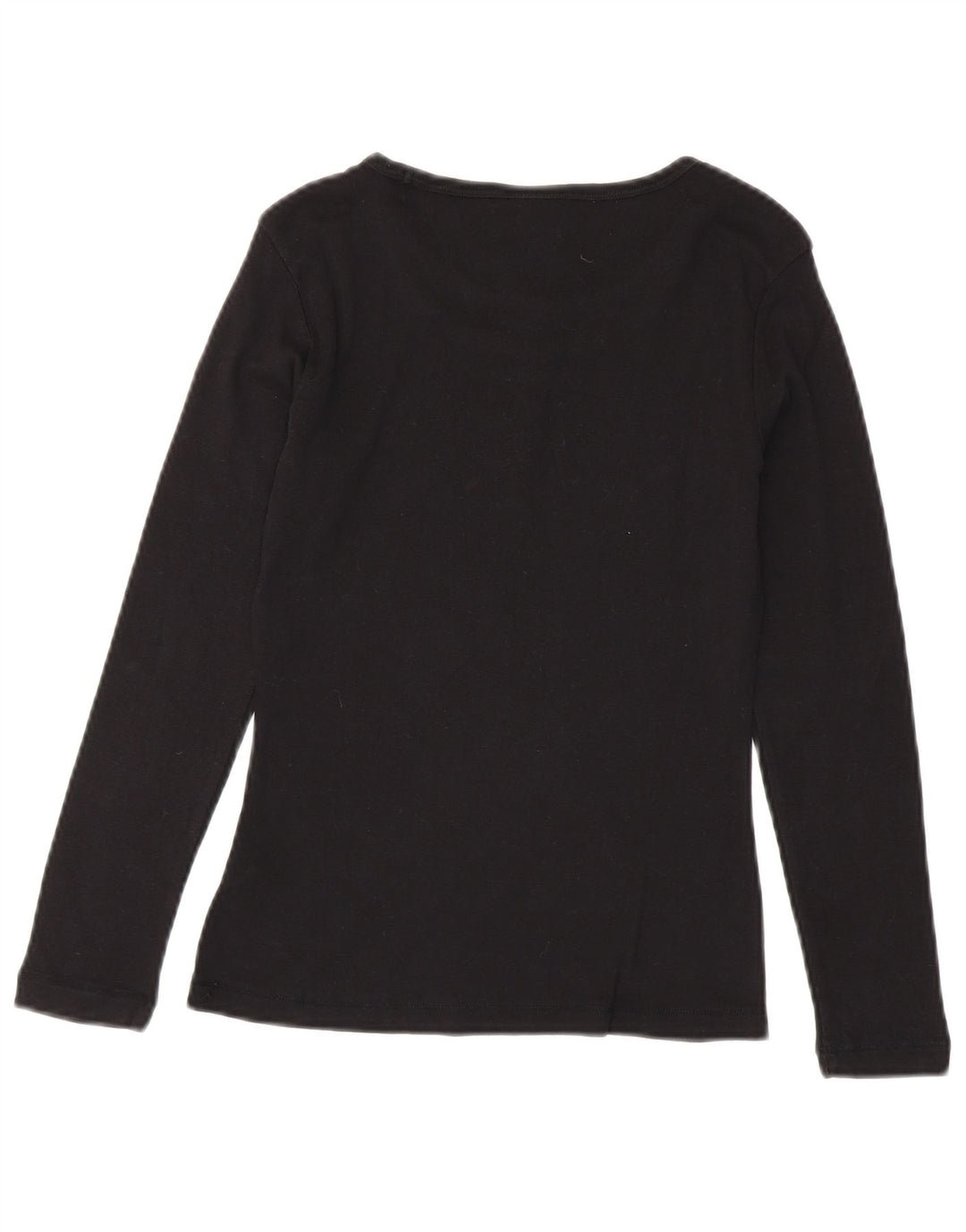 Champion Womens Heritage Classics Top Langarm UK 12 Mittelschwarze Baumwolle