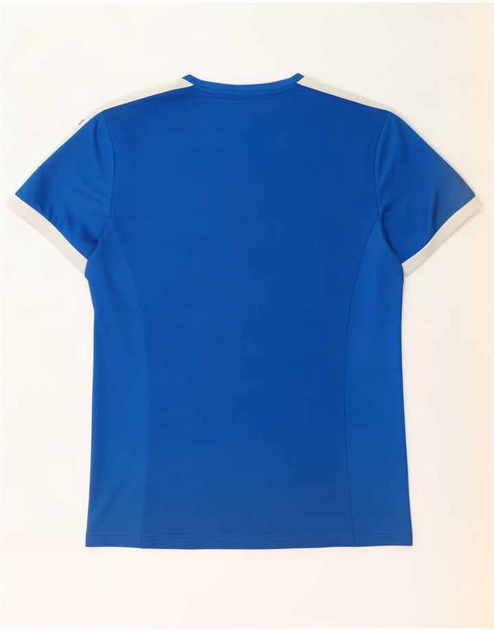Puma Herren T-Shirt Top Large Blau Colourblock Polyester