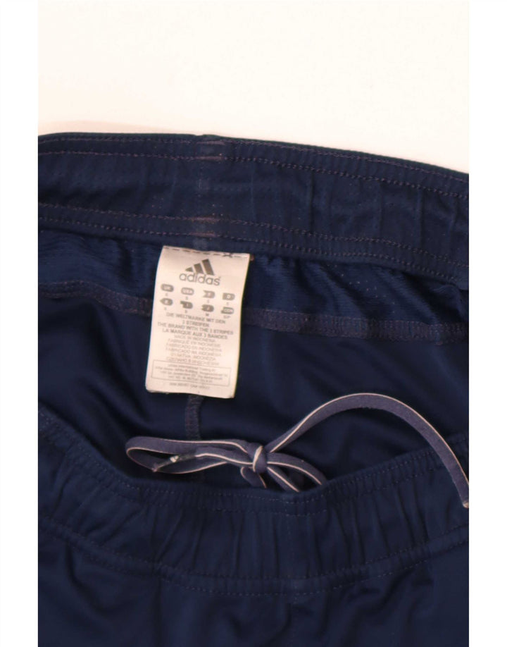 Adidas Herren-Sportshorts, klein, marineblau, Farbblock-Polyester