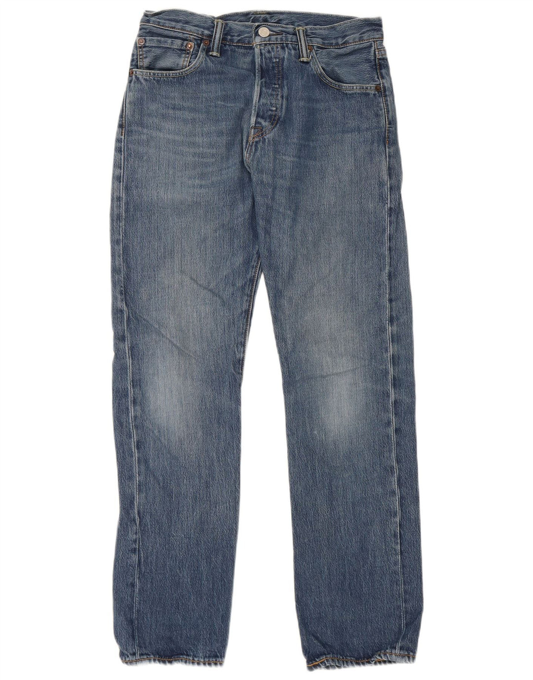 Levi's Herren 501 Straight Jeans W29 L30 Blaue Baumwolle