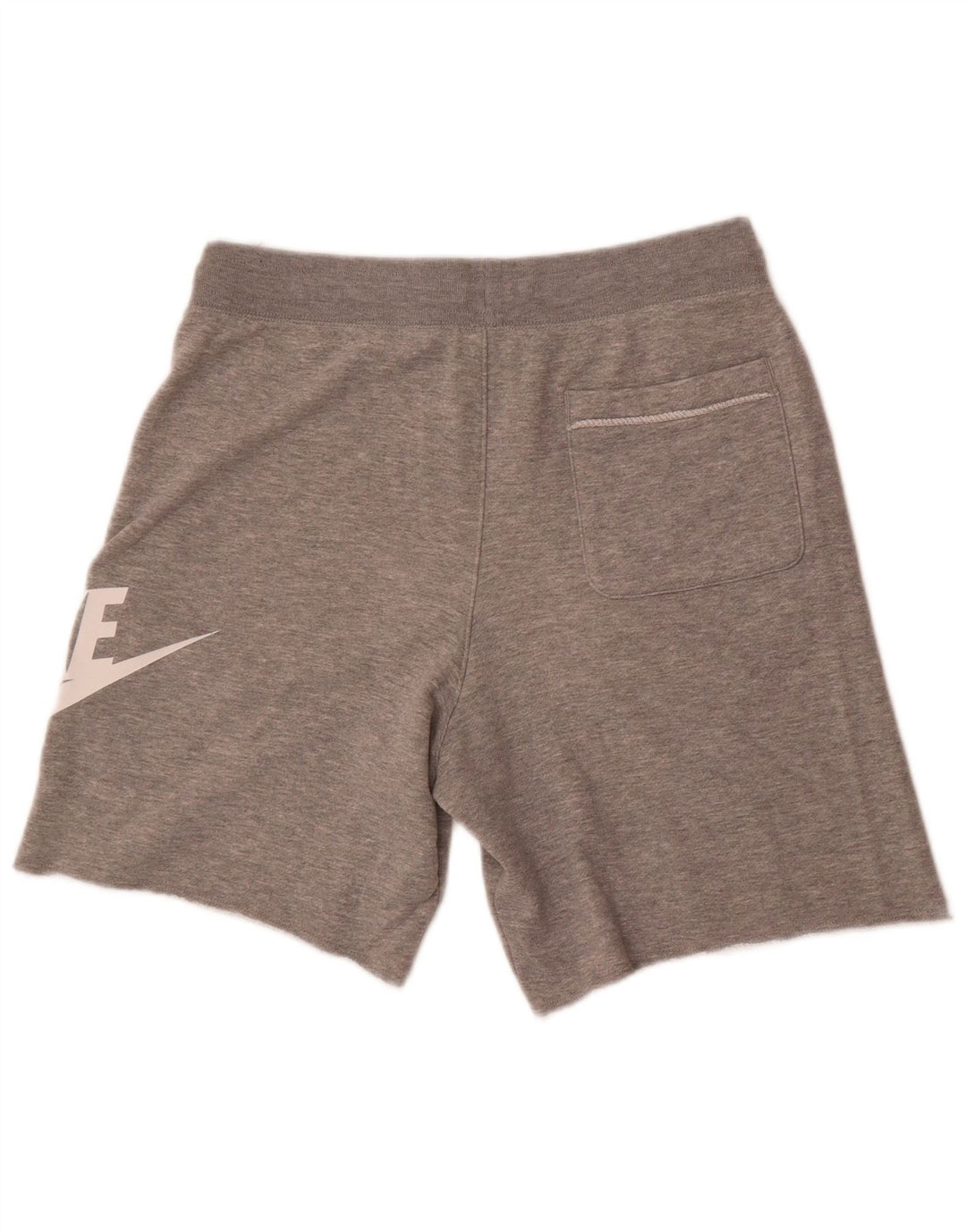 Nike Herren-Sportshorts mit Grafik, mittelgraue Baumwolle