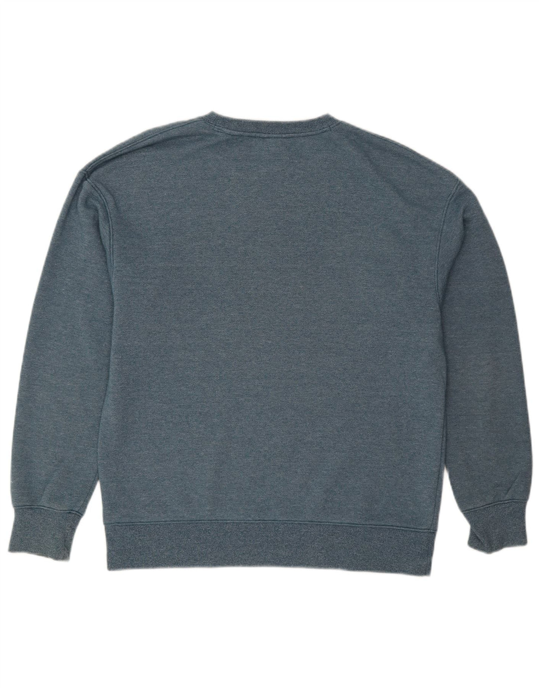 Nike Herren-Sweatshirt-Pullover aus mittelblauer Baumwolle