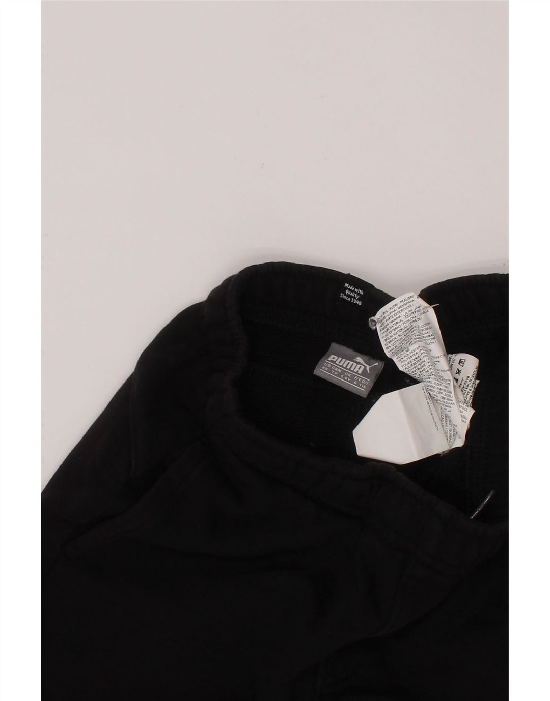 PUMA Jungen Sportshorts 5–6 Jahre, schwarze Baumwolle