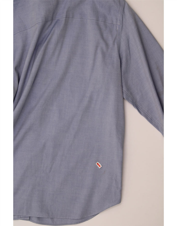 ORVIS Womens Shirt US 18 2XL Blue Cotton Vintage Orvis and Second-Hand Orvis from Messina Hembry 