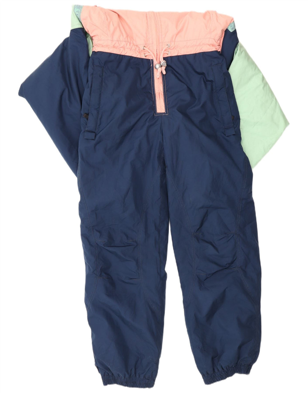 Ellesse Womens Graphic Ski Jumpsuit IT 42 Medium Mehrfarbiger Farbblock