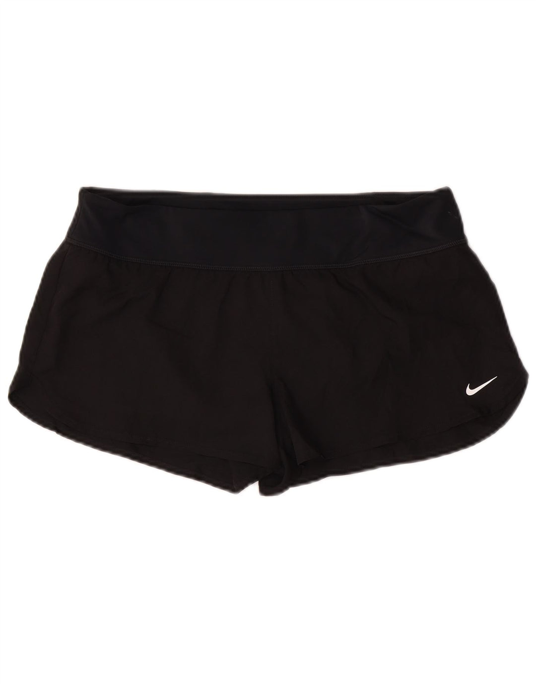 Nike Damen Sportshorts UK 16 Large Schwarz Polyester