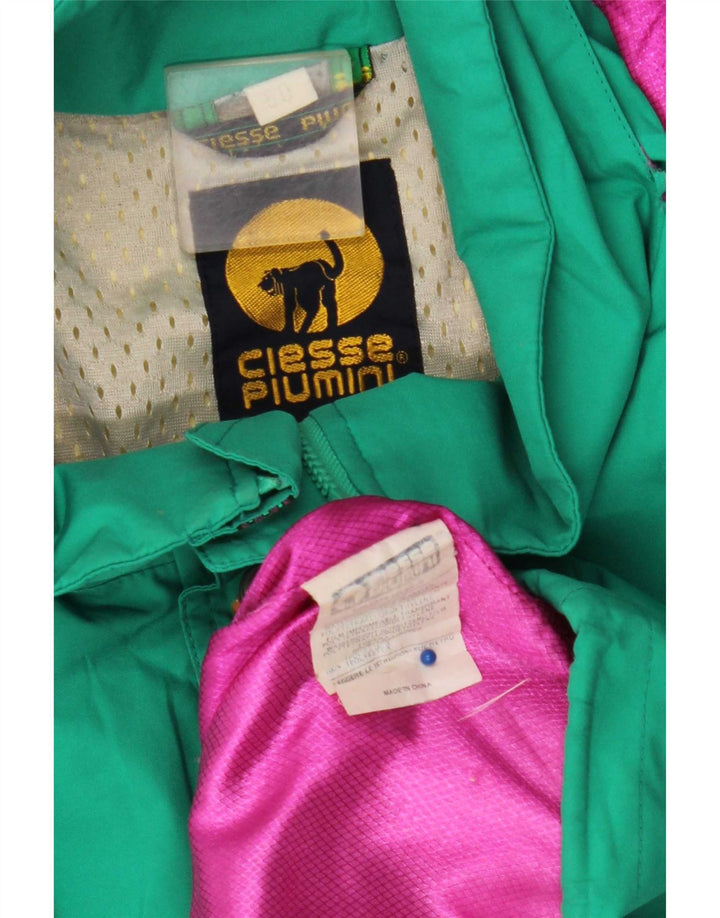 Ciesse Piumini Herren-Regenjacke mit Kapuze, IT 50, großes grünes Polyester