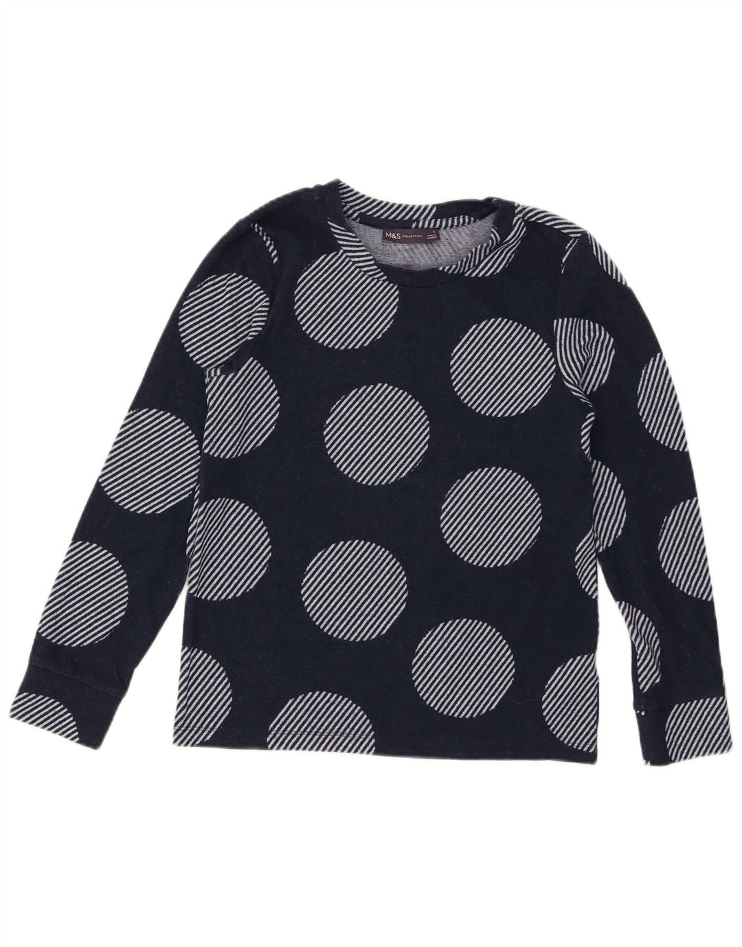 MARKS & SPENCER Damen-Pullover mit Rundhalsausschnitt, Gr. 6, Marineblau