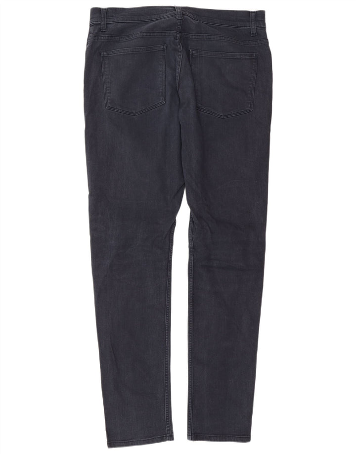 Reiss Herren Slim Jeans W34 L32 Marineblaue Baumwolle