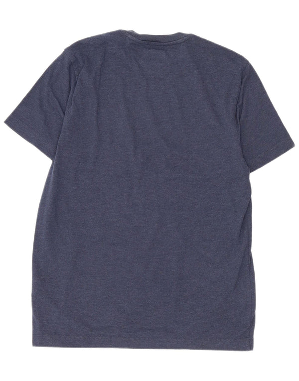 Tommy Hilfiger Herren T-Shirt Top Small Marineblau Baumwolle