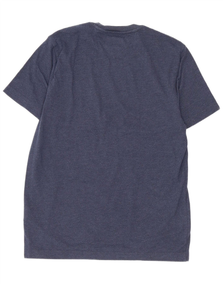 Tommy Hilfiger Herren T-Shirt Top Small Marineblau Baumwolle