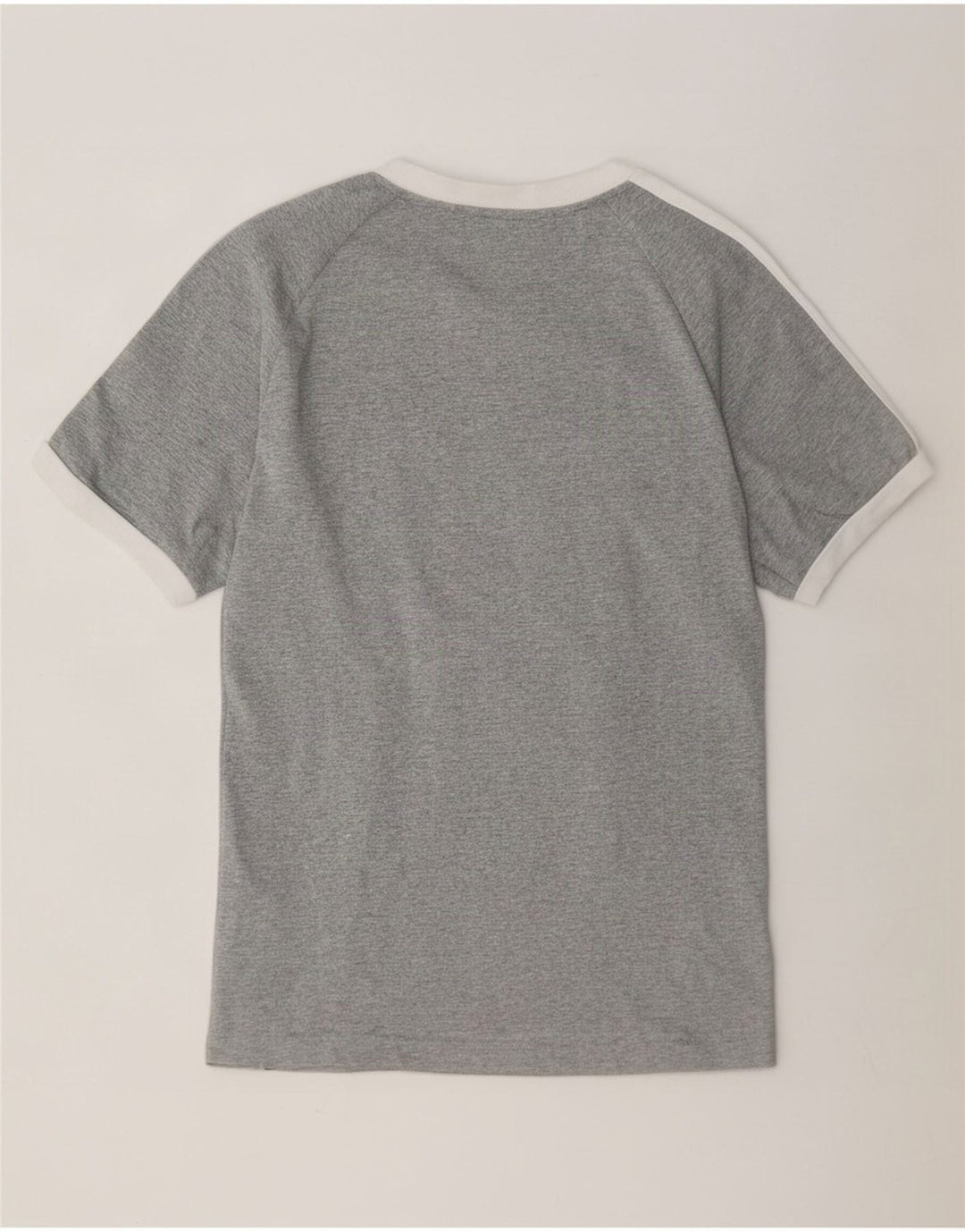 Adidas Herren T-Shirt Top Mittelgrau gefleckte Baumwolle