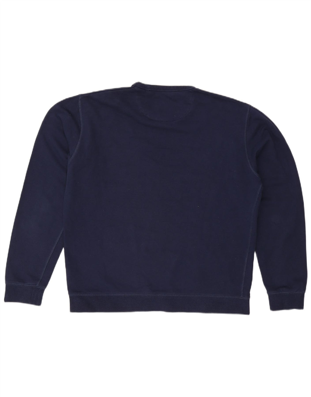 FARAH Herren-Pullover mit Rundhalsausschnitt, XL, marineblaue Baumwolle