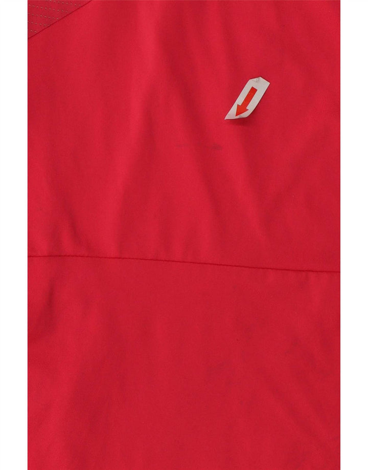 Adidas Damen Climalite T-Shirt Top UK 10 Small Rot Polyester