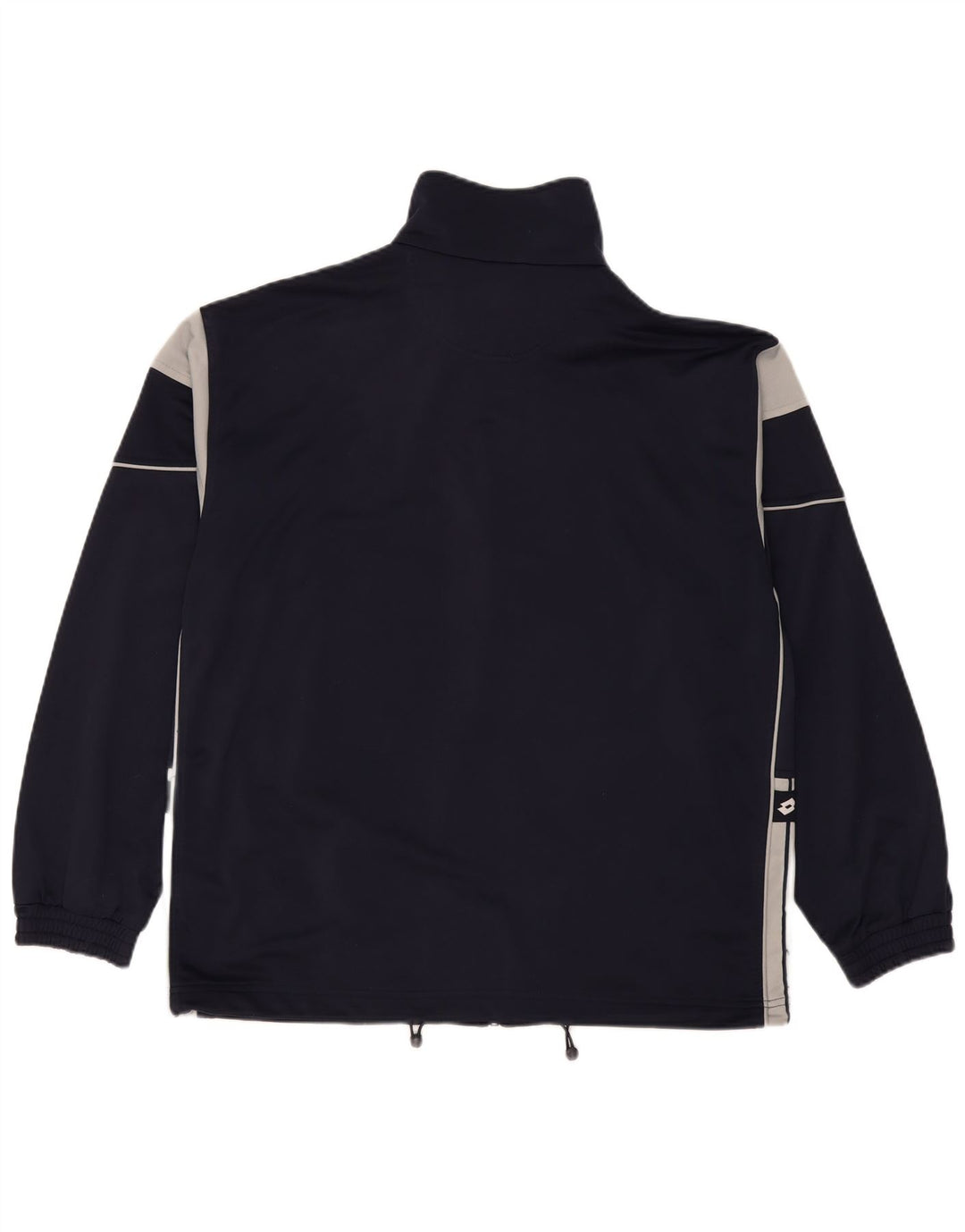 Lotto Herren-Trainingsanzug-Oberteil, Jacke, XL, Marineblau, Farbblock-Polyester