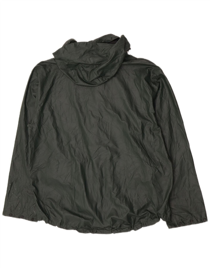 Helly Hansen Herren-Regenjacke mit Kapuze, UK 42 XL, grünes Polyurethan
