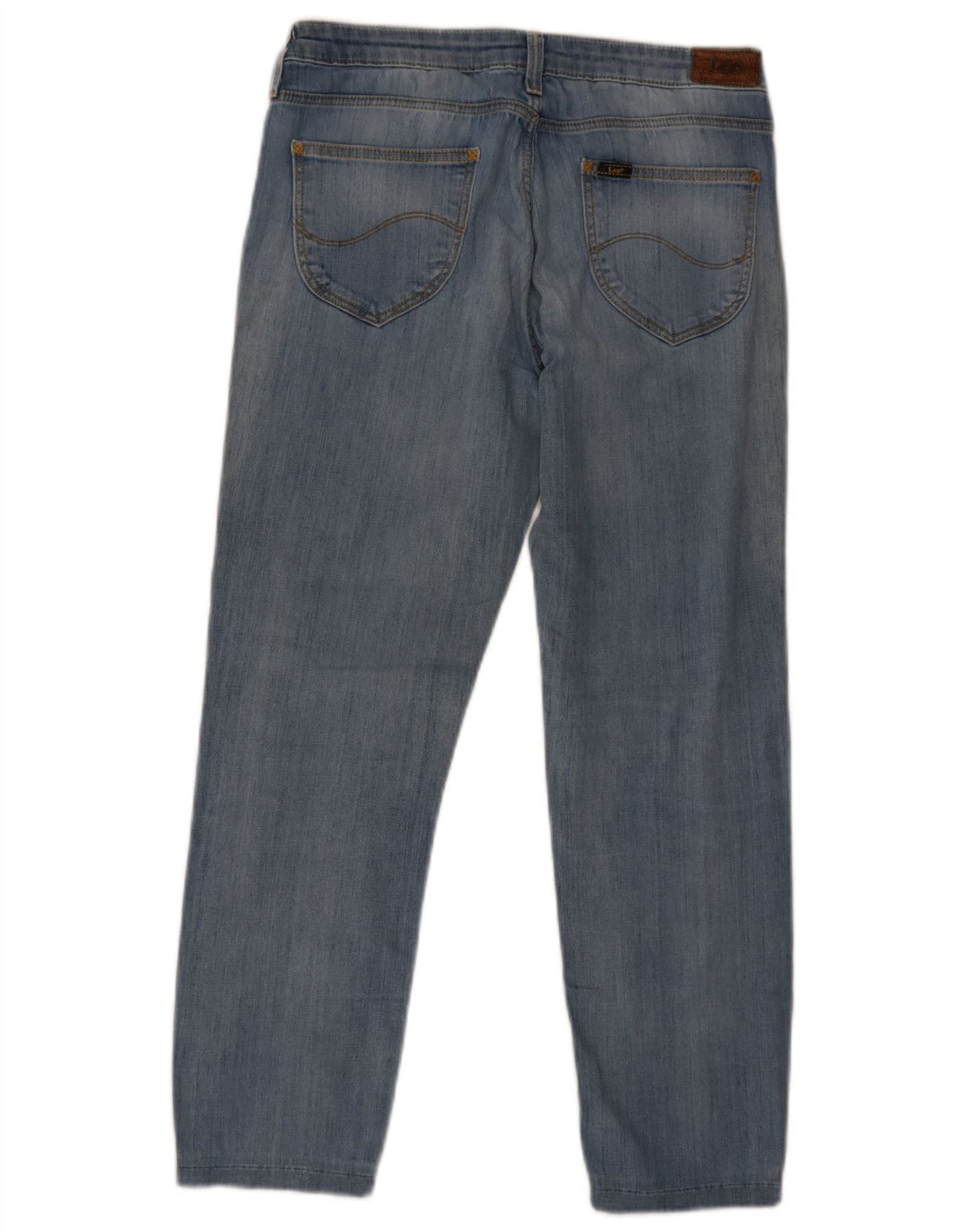 Lee Damen-Cropped-Jeans W29 L25 Blau