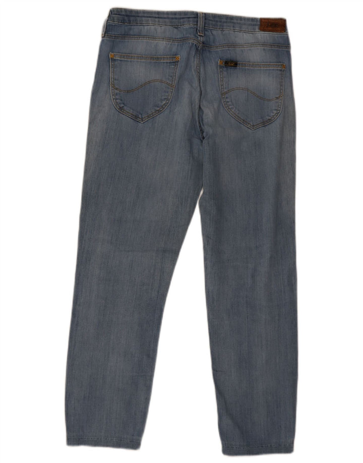 Lee Damen-Cropped-Jeans W29 L25 Blau