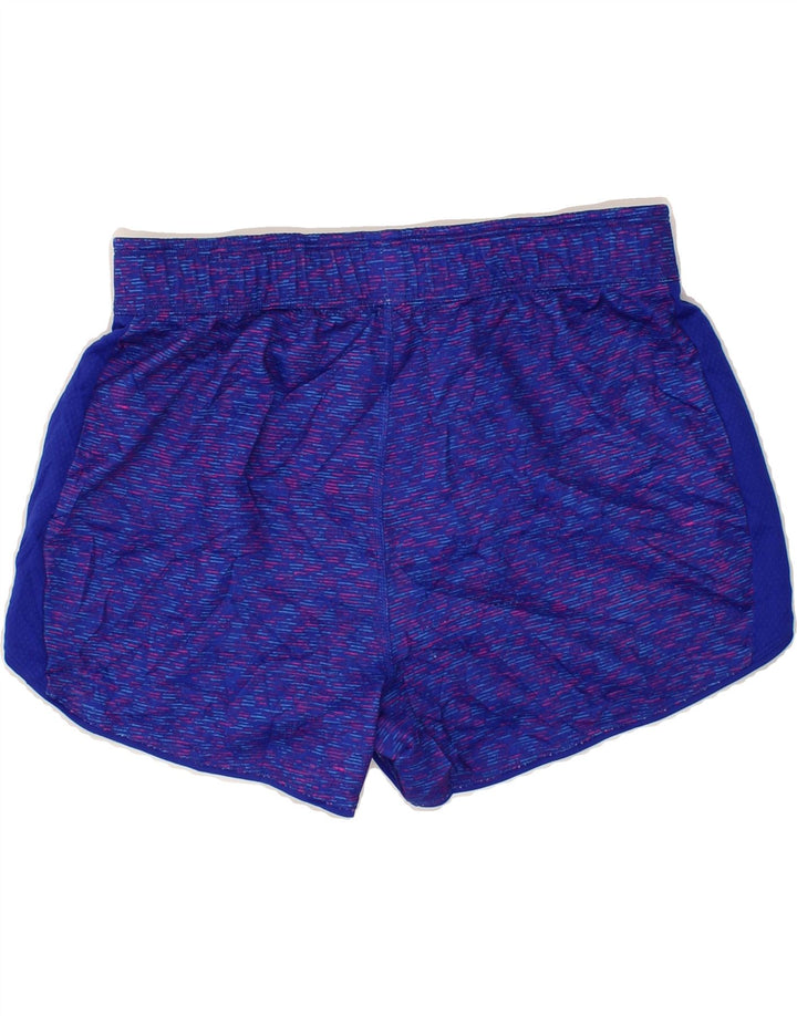 REEBOK Womens Sport Shorts UK 12 Medium Blue Polyester Vintage Reebok and Second-Hand Reebok from Messina Hembry 