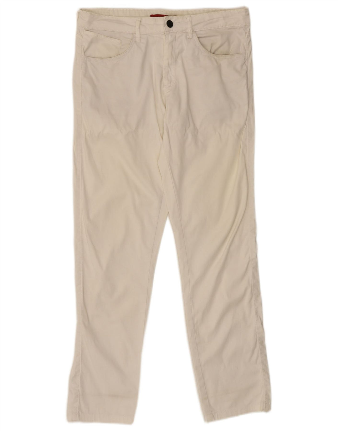 Zara Herren Slim Casual Hose EU 40 Medium W31 L29 Weiß
