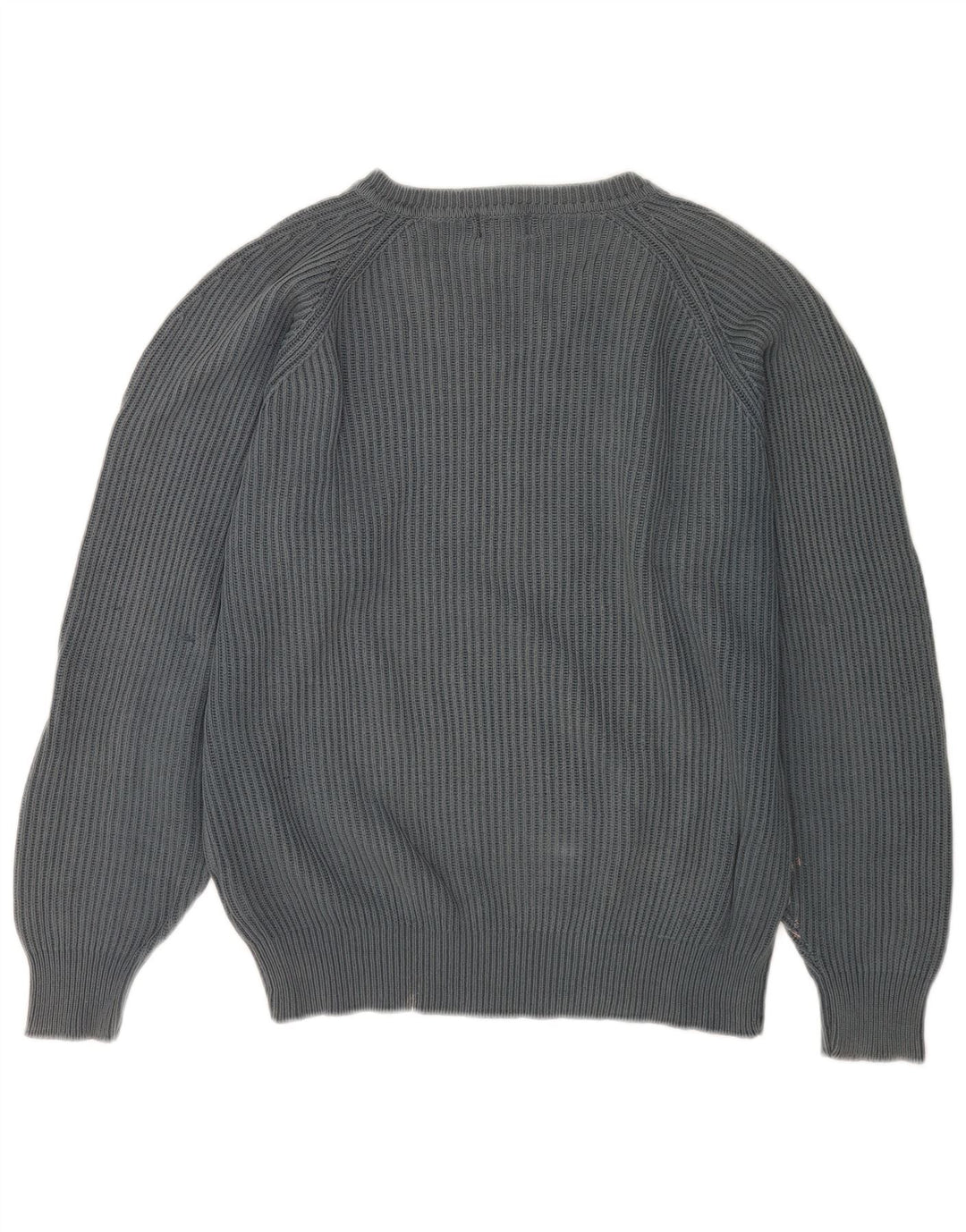 Kappa Herren-Pullover mit V-Ausschnitt aus mittelgrauer Baumwolle