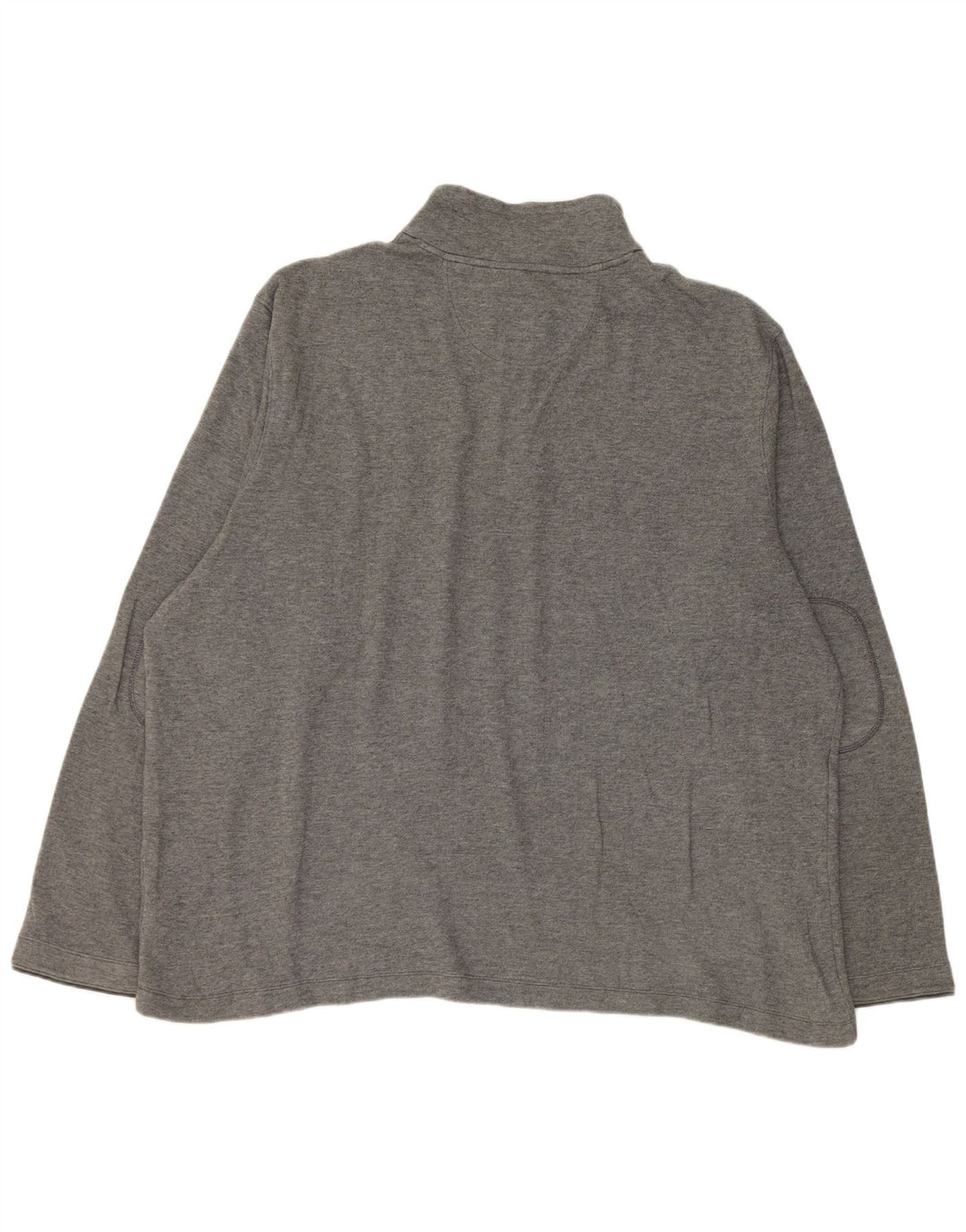 Marks & Spencer Herren-Sweatshirt mit Reißverschluss am Hals, UK 47/49, 2XL, Grau