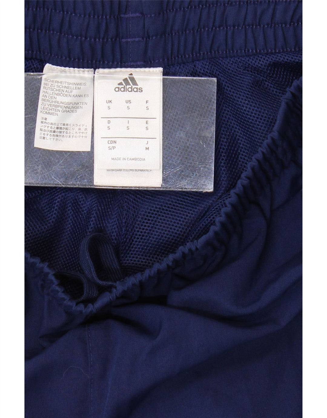 ADIDAS Herren-Trainingshose, Jogginghose, klein, marineblau, Polyester