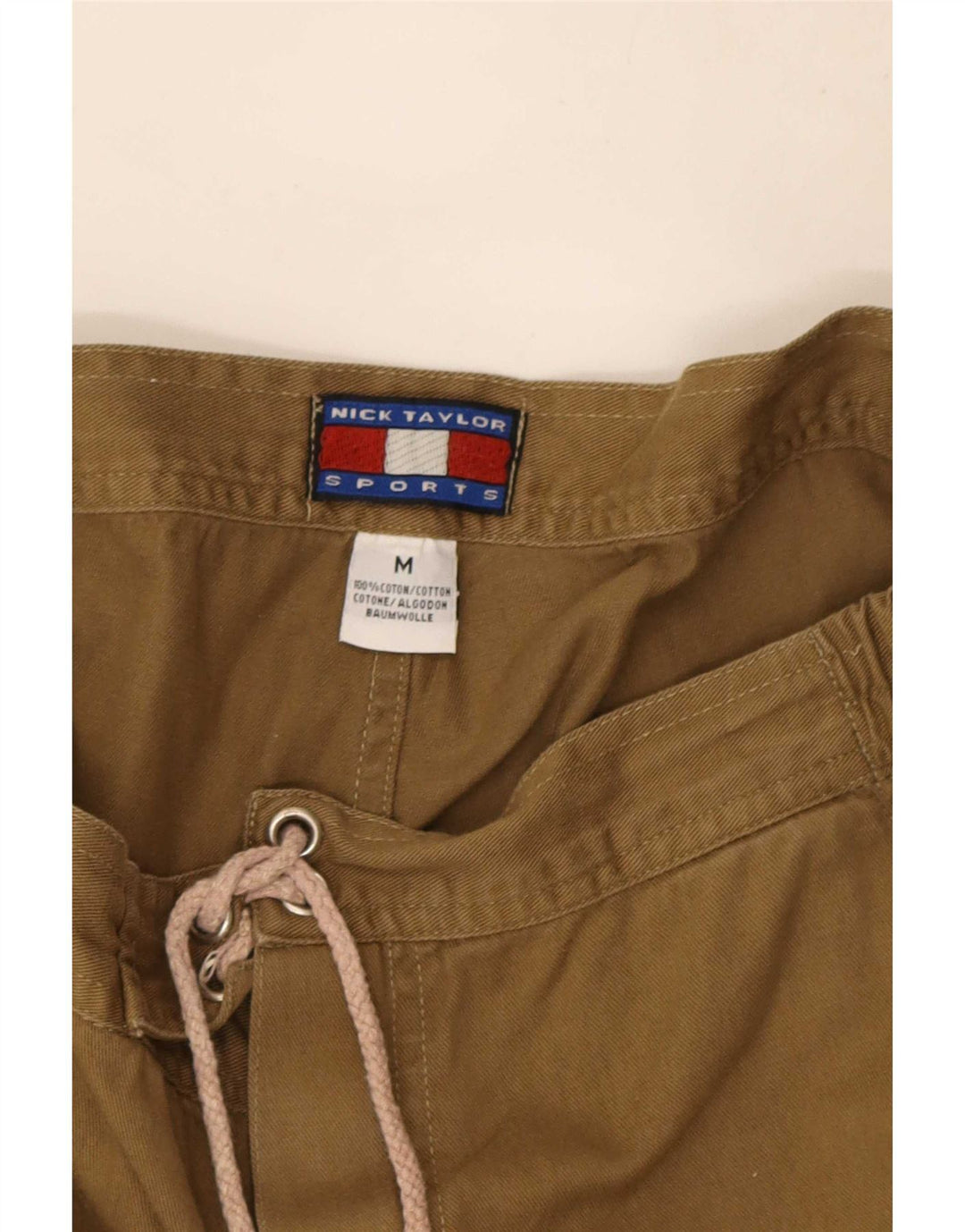 Nick Taylor Herren-Cargo-Shorts, mittelgroß, W32, braune Baumwolle