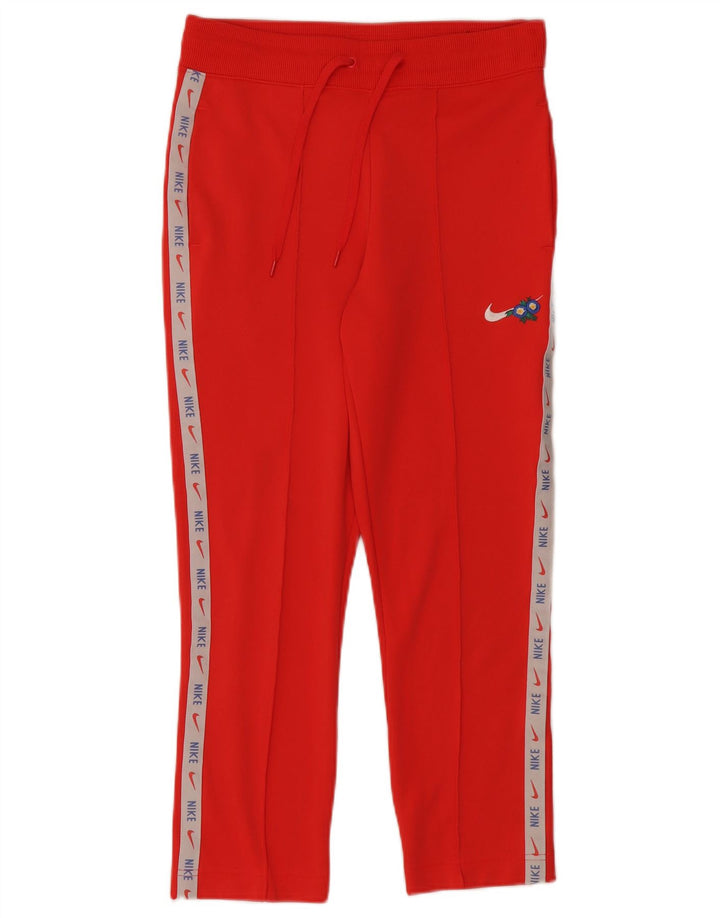 Nike Damen-Trainingshose mit Grafik, UK 10, Größe S, Rot, Farbblock