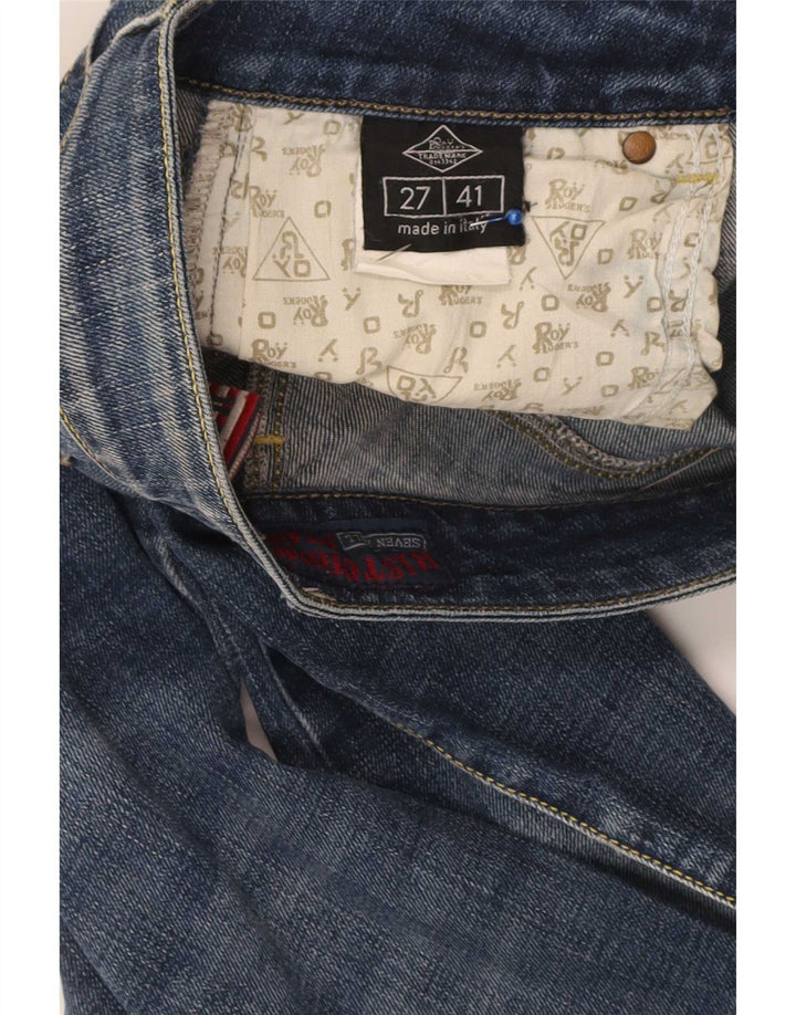 Roy Rogers Damen Seven Bell Slim Jeans W27 L29 Blau