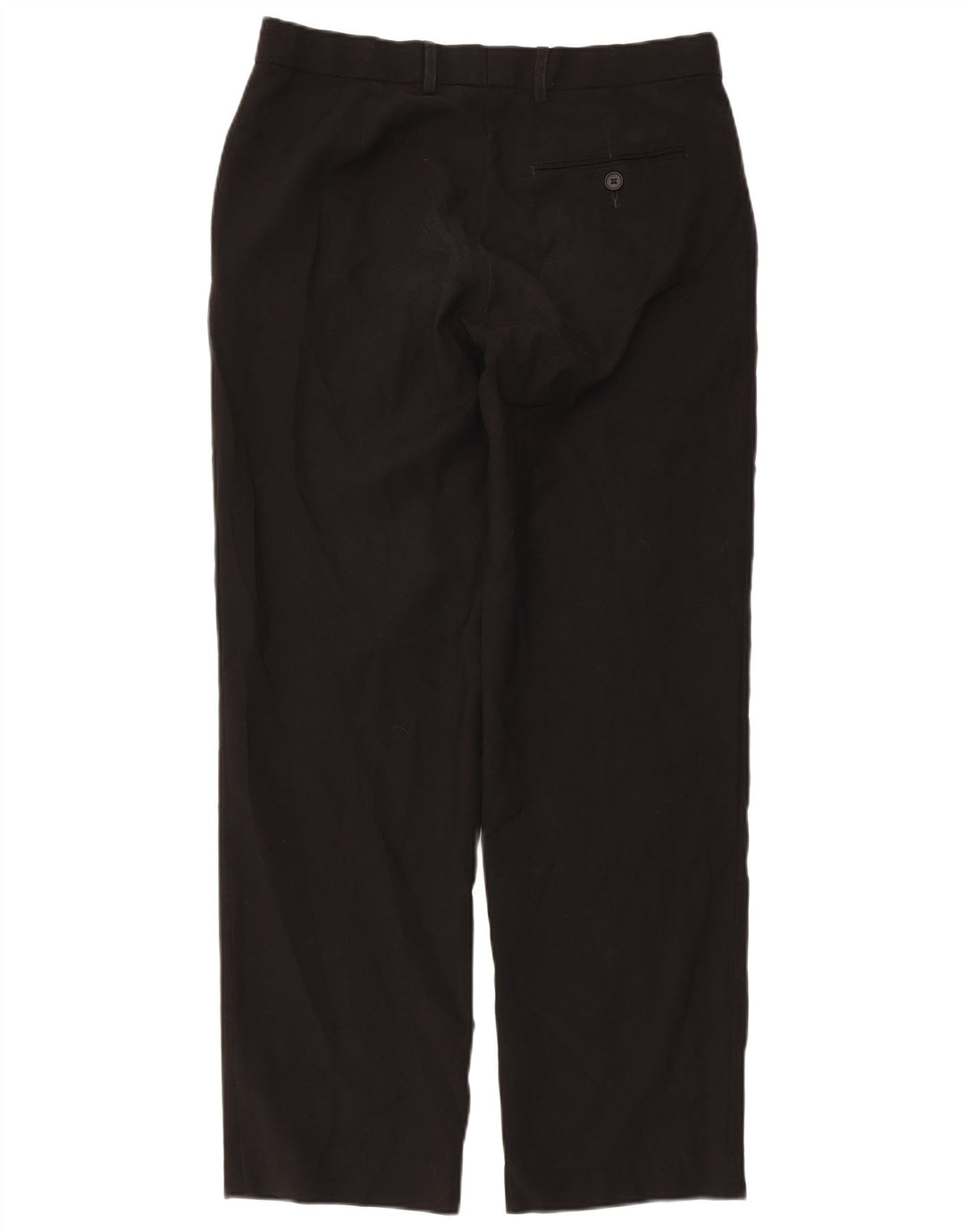 Marks & Spencer Herren-Anzughose, gerade, normale Passform, W32, L31, Schwarz