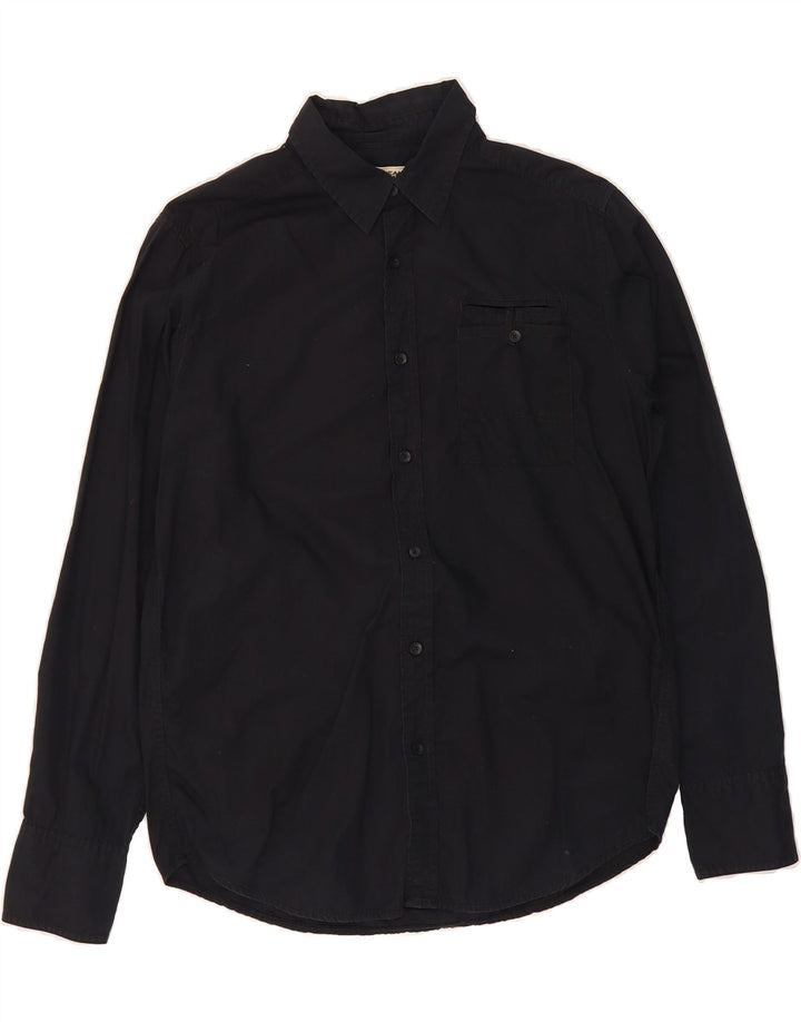 DKNY Mens Graphic Shirt Medium Black Cotton Vintage Dkny and Second-Hand Dkny from Messina Hembry 