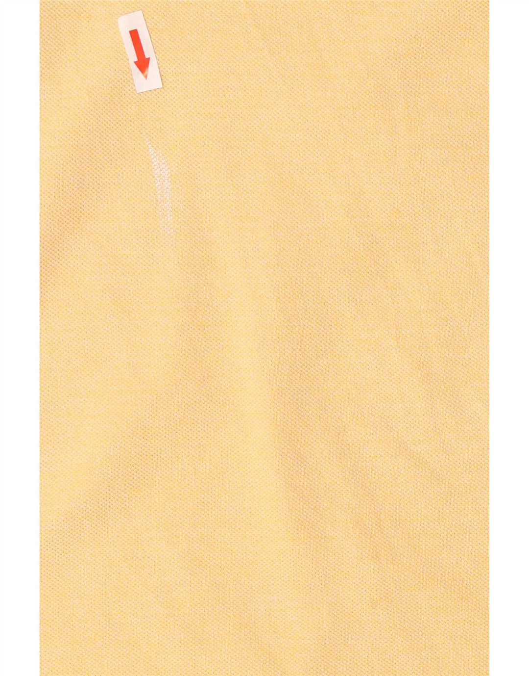 Lacoste Herren-Poloshirt, Größe 5, groß, gelbe Baumwolle