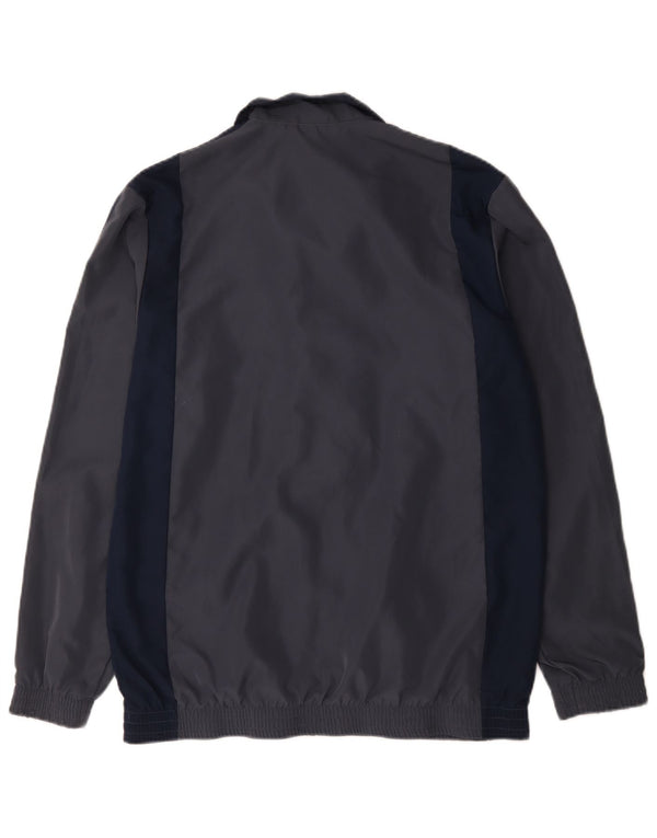 Adidas Herren Trainingsanzug Top Jacke UK 42/44 Large Marineblau Polyester